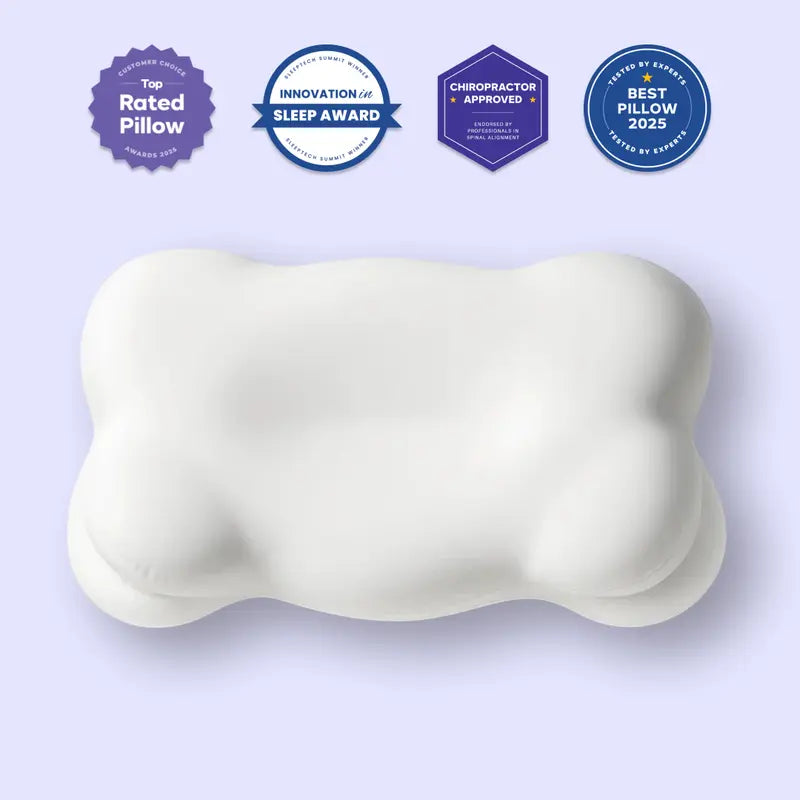 Cloud Memory Foam Pillow with Free Pillowcase – Breathable Neck Support for Side, Back & Combination Sleepers