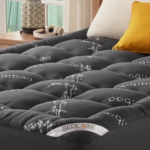 King Size Bamboo Viscose Pillow Top Mattress Topper